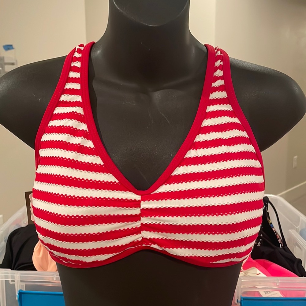Popina cross-back swim top